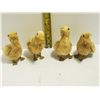 Image 1 : LOT OF 4 VINTAGE STRAW DUCKLINGS