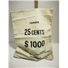 Image 1 : OLD ROYAL CANADIAN MINT 25 CENTS CANVAS BAG