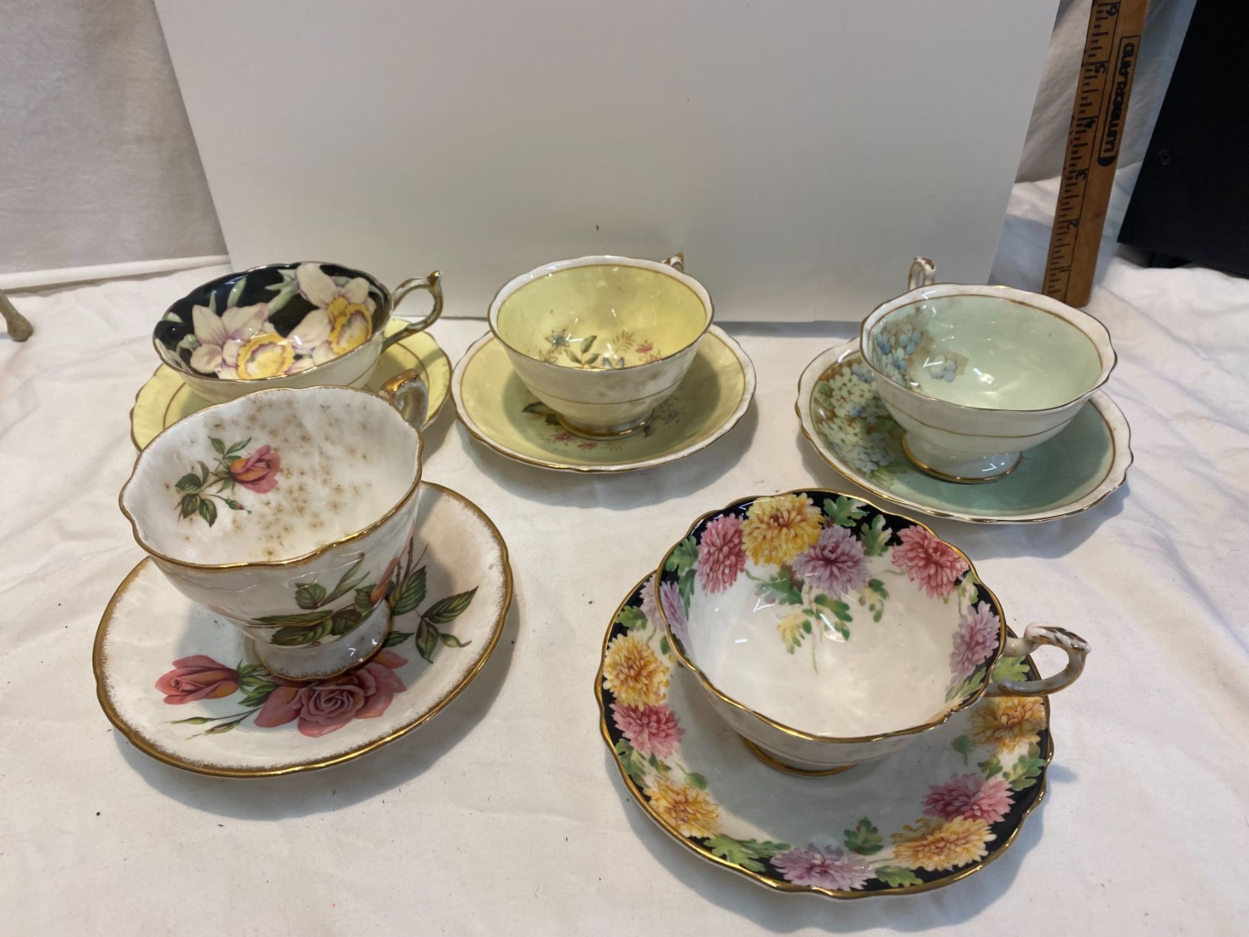 Paragon tea cups and saucers