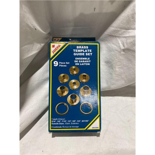Brass template guide set