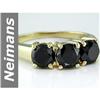 Image 1 : Exotic 2.25 ct Black Diamond Ring 14kt Gold