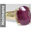 Image 1 : Classic 10.00 ct  Rare Ruby Ring 14kt Gold