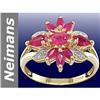Image 1 : 1.79 ct Ruby & Diamond Ring 14kt Gold
