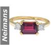 Image 1 : 2.07 ct Pink Tourmaline & Diamond Ring 14kt Gold