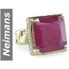 Image 1 : 23.70 ct Ruby & Diamond Ring 14kt Gold
