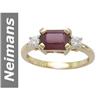 Image 1 : 1.87 ct Ruby & Diamond Ring 14kt Gold