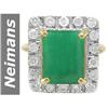 Image 1 : 8.00 ct Emerald & Diamond Ring 14kt Gold