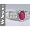 Image 1 : New 1.12 ct  Quality Ruby & Diamond Ring 14kt Gold