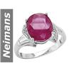 Image 1 : Elegant 4.51 ct Ruby & Diamond Ring 14kt Gold