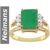 Image 1 : 4.82 ct Emerald & Diamond Ring 14kt Gold