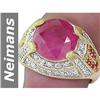 Image 1 : 6.56 ct Ruby & Diamond Ring 14kt Gold