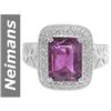 Image 1 : 4.11 ct Pink Tourmaline & Diamond Ring 14kt Gold