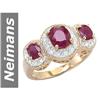 Image 1 : 2.49 ct Ruby & Diamond Ring 14kt Gold