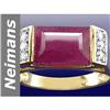 Image 1 : 3.63 ct Ruby & Diamond Ring 14kt Gold