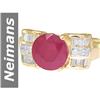 Image 1 : 3.25 ct Ruby & Diamond Ring 14kt Gold