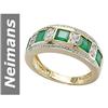 Image 1 : 1.50 ct Emerald & Diamond Ring 14kt Gold