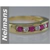 Image 1 : Gem quality .75 ct Ruby & Diamond Ring 14kt Gold