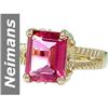 Image 1 : 4.25 ct Pink Tourmaline Ring 14kt Gold