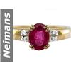 Image 1 : 1.75 ct Ruby & Diamond Ring 14kt Gold