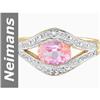 Image 1 : 1.00 ct Pink Spinel & Diamond Ring 14kt Gold