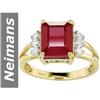 Image 1 : 4.28 ct Ruby & Diamond Ring 14kt Gold