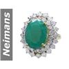 Image 1 : 13.02 ct Emerald & Diamond Ring 14kt Gold