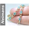 Image 1 : 6.75 ct Apatite Bracelet 14kt Gold