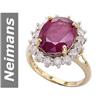 Image 1 : Quality 8.07 ct Ruby & Diamond Ring 14kt Gold Awesome