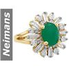 Image 1 : 3.01 ct Emerald & Diamond Ring 14kt Gold