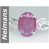 Image 1 : Charming 4.70 ct  Rare Ruby & Diamond Ring 14kt Gold