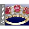 Image 1 : 2.90 ct Ruby & Diamond Ring 14kt Gold