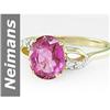 Image 1 : 2.06 ct Pink Tourmaline & Diamond Ring 14kt Gold