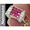 Image 1 : 2.75 ct Ruby & Diamond Ring 14kt Gold