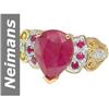 Image 1 : 4.83 ct Ruby & Diamond Ring 14kt Gold