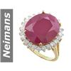 Image 1 : 14.61 ct Ruby & Diamond Ring 14kt Gold