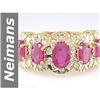 Image 1 : Georgous 3.97 ct  Burma Ruby & Diamond Ring 14kt Gold