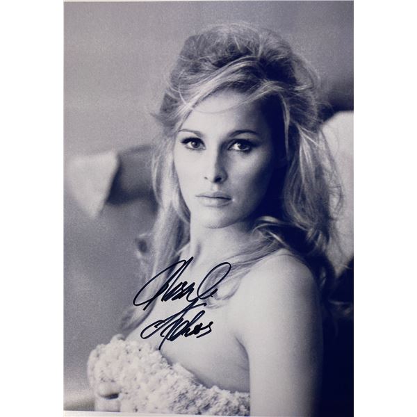 Autograph Signed Ursula Andress Photo