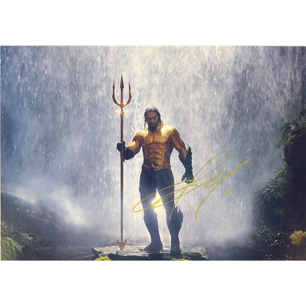Aquaman Jason Momoa Signed Photo