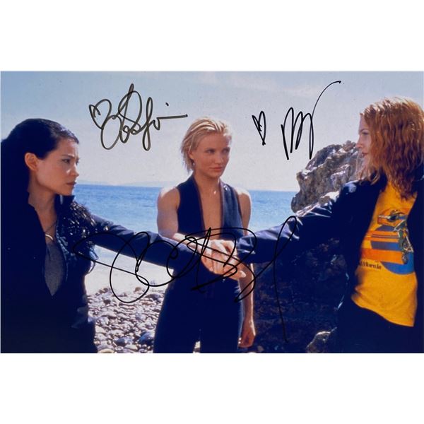 Autograph Signed Charlie's Angels 2000 Photo