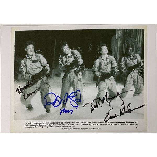 Signed Ghostbusters Media Press Photo