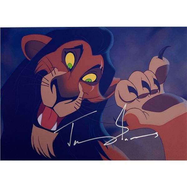 Autograph Signed Lion King Jeremy Irons Photo