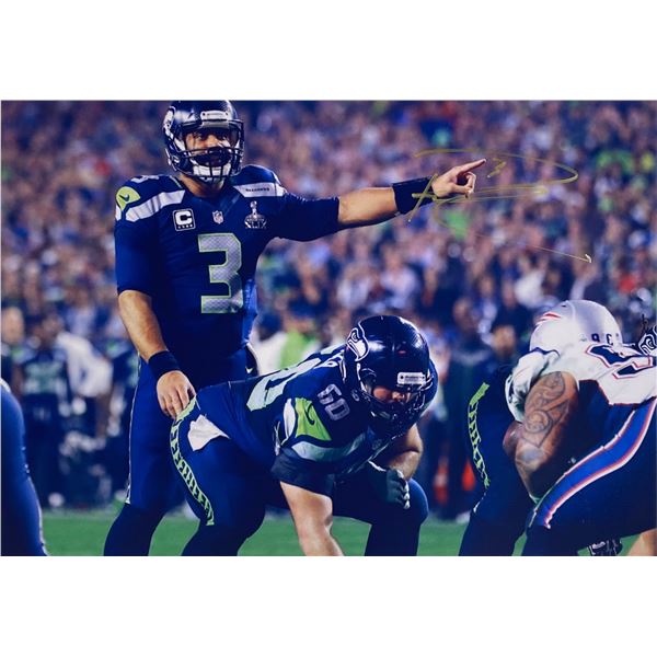 Autograph Signed Russell Wilson Photo