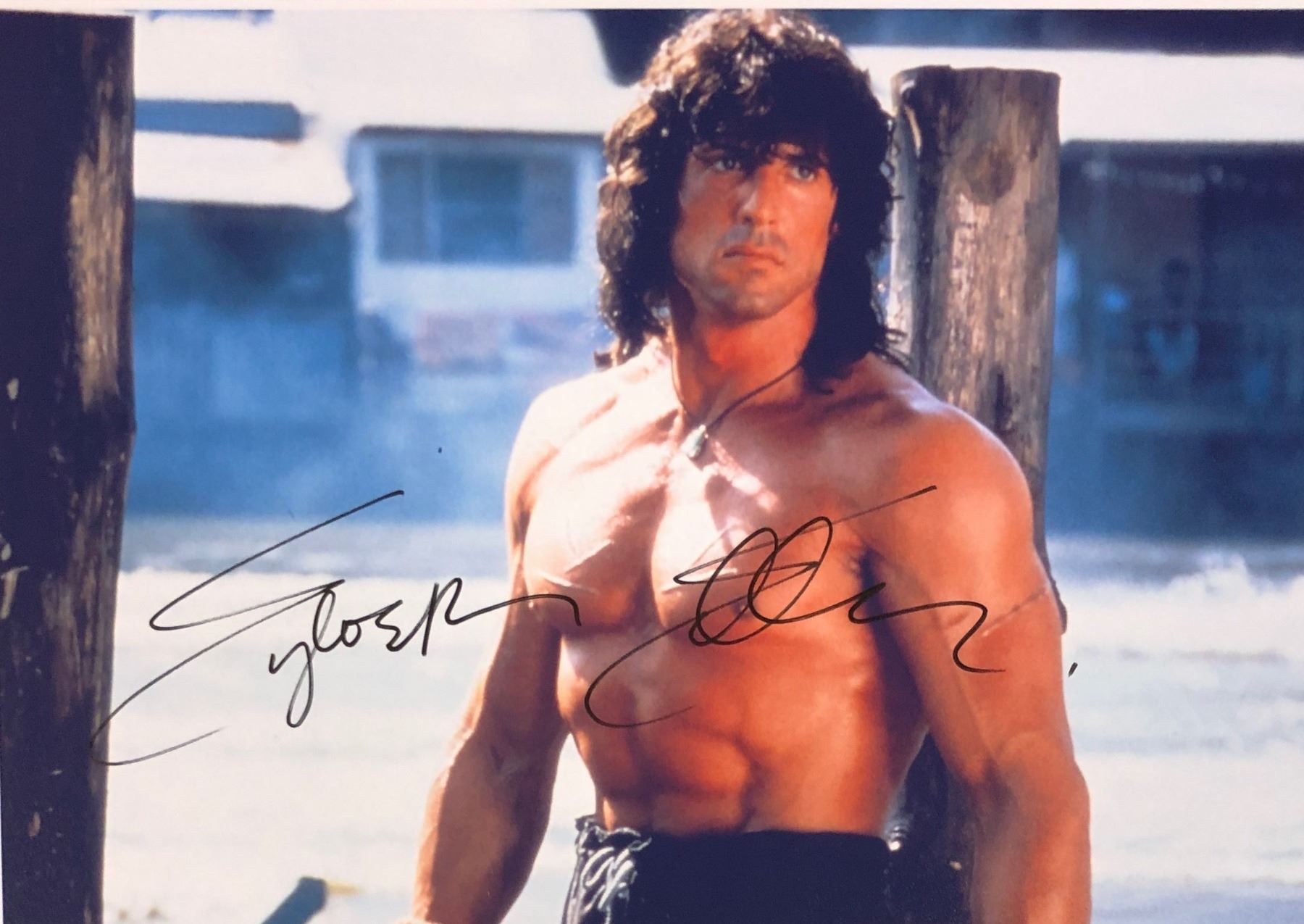 Rambo Sylvester Stallone Signed Photo
