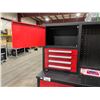 Image 2 : RED STEELMAN 18 DRAWER 4 DOOR WORKBENCH 65"H X 86"W X 22"D WITH ANTI-SLIP LINING