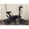 Image 2 : JETSON BLACK SINGLE SPEED ELECTRIC ASSISTED MINI BIKE ( NO CHARGER RUNNING CONDITION UNKNOWN )