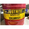 Image 2 : JUSTRITE 5GAL TYPE II ACCUFLOW SAFETY CAN