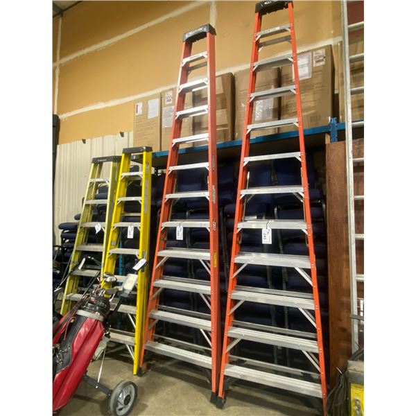 WERNER ORANGE 12' FIBER GLASS LADDER