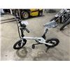 Image 1 : EVO WHITE COMPAC ELECTRIC ASSISTED FOLDING BIKE WITH DIGITAL DISPLAY & CHARGER
