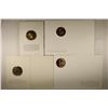Image 2 : 4 FRANKLIN MINT HOLIDAY CARDS WITH 1 1/2'' BRONZE