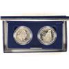 2000-P LEIF ERICSON 2 COIN MILLENNIUM SILVER PROOF